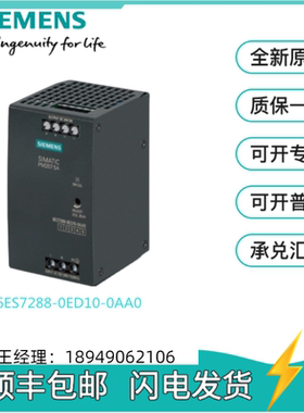 西门子PM207开关电源24V/5A6ES72880ED100AA06ES7288-0ED10-0AA0
