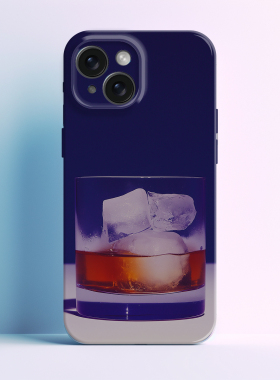 微醺一杯威士忌ins鸡尾酒菲林适用iPhone15promax手机壳华为pura70小米14软红米k60vivo硬iqooneo7苹果畅享60