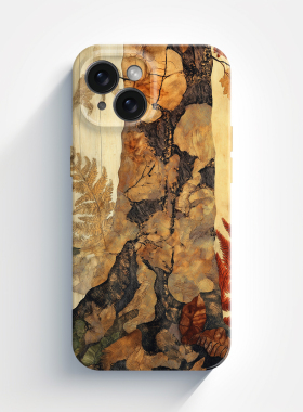 枯藤足迹 东方美学中国风适用于iphone15promax苹果15手机壳14高级16新款13/14pro的菲林壳复古纯艺术16植物