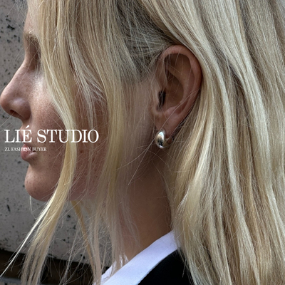 LieStudio小胖C圆环开口耳环