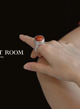 SOFTROOM红浆果拉丝戒指银色