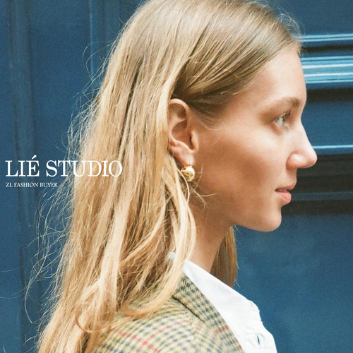 LieStudio圆球圆珠重工简约耳环