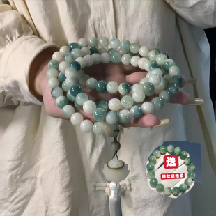 半山半水飘花菩提子手持念珠高密菩提流苏跑环盘玩108颗手串香囊