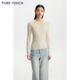 弹力内搭针织衫 商场同款 26春夏新款 圆领羊毛打底衫 PURE TOUCH女装