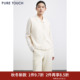 PURE TOUCH女装 25冬新款 商场同款 绵羊毛针织开衫 马甲一粒扣毛背心