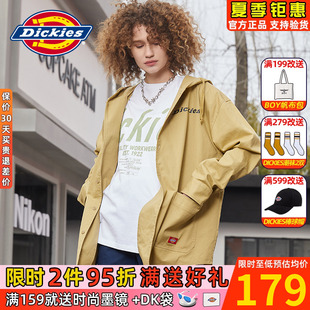 迪克潮牌春季 Dickies连帽夹克LOGO印花男女情侣款 新品 衬衫 薄外套