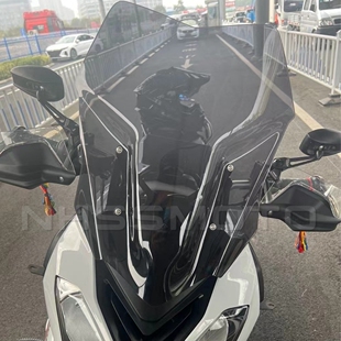 适用宝马S1000XR 14-19年改装加高加厚风挡 前挡风玻璃