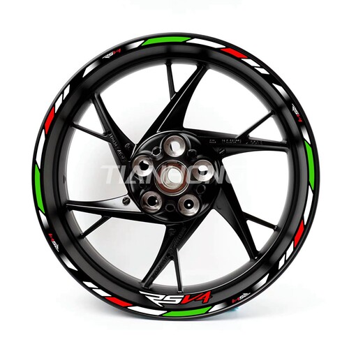 适用于阿普利亚GPR150 RSV4改装个性轮毂轮圈车圈钢圈防水贴纸
