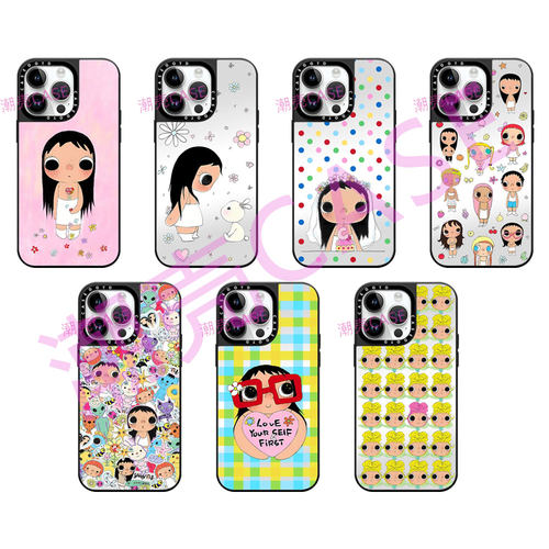 CASEOOTD新款YUY小玉女孩贝母适用于苹果17Pro Max手机壳磁吸iPhone17/16/15/14 plus13 12pro max手机保护套