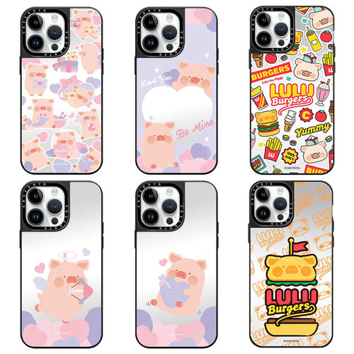 CASEOOTDlulu爱心丘比特猪猪汉堡适用于苹果17Pro Max磁吸iPhone17/16/15/14 plus13 12pro max手机壳保护套