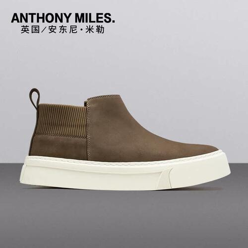anthonymiles简约风短靴猪皮