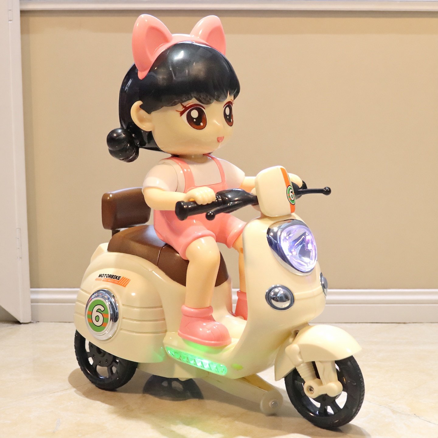 婴儿玩具电动万向旋转跳舞唱歌三轮摩托车儿童益智声光小汽车礼物,玩具/童车/益智/积木/模型,电动/遥控动物/人物,淘宝优惠券,粉丝福利购,淘宝优惠卷