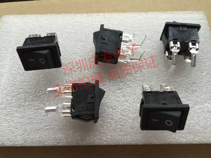 原装日本alps 船型开关 4脚弯脚2档sddje33001 翘板 摇臂开关10a