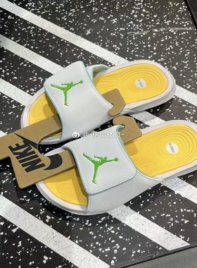 Air Jordan Hydro 6 AJ6耐克黑白女子运动休闲拖鞋 881474 FN3431