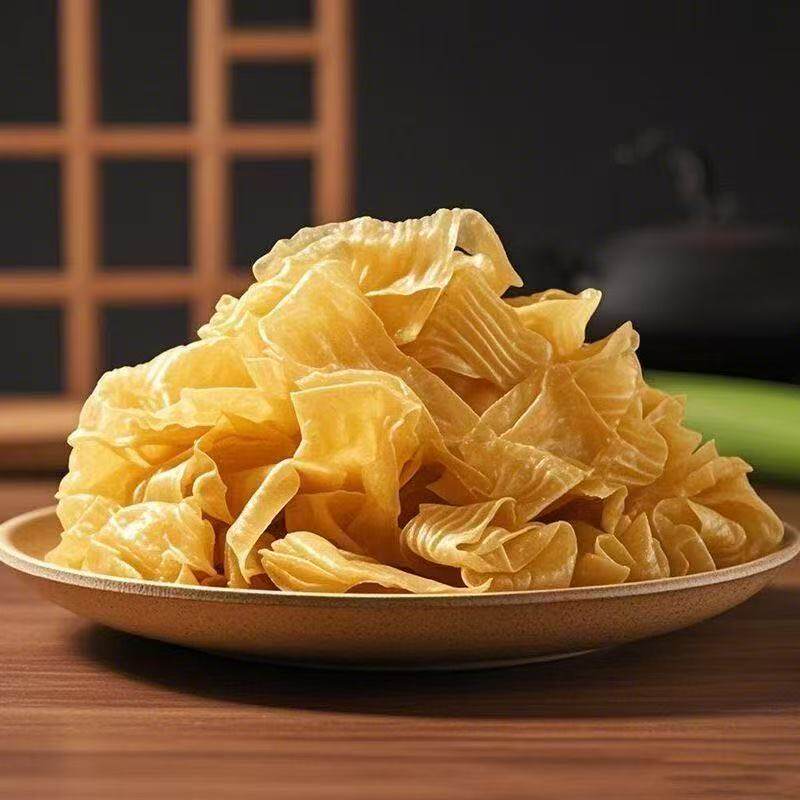 油豆皮豆制品干货豆筋人造肉大豆蛋白肉豆条宽豆花豆丝夏季凉拌菜