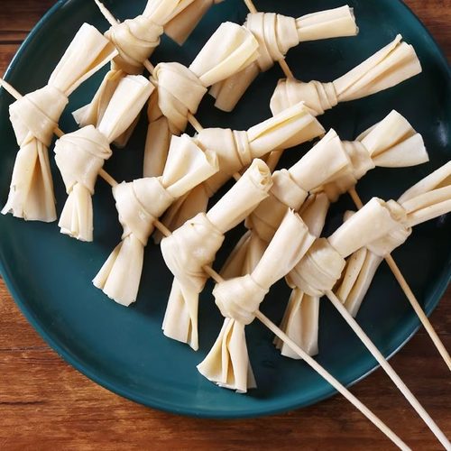 豆皮串豆干串腐竹结串山东特产