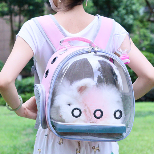 兔子外出包双肩透气专用笼子