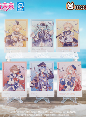 moeyu初音未来潮汐之歌系列拍立得纪念相卡盲盒二次元动漫周边