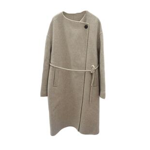 GELEISTORY奢系列圆领大衣 手工卷边腰带GL6821 含10%骆驼绒