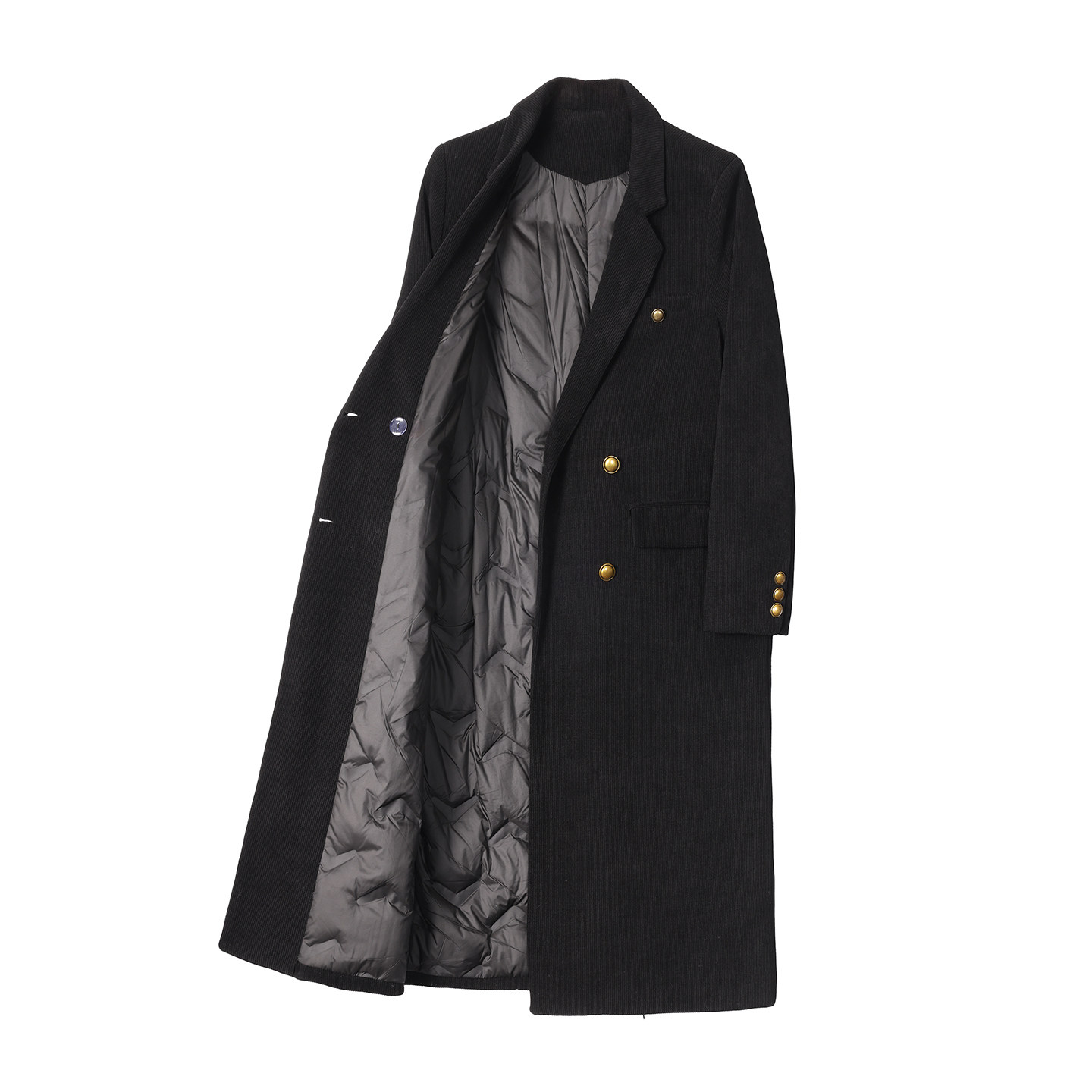 SenseAbility 竖条暗纹金属扣气质通勤羽绒内胆西装外套女长短款,女装/女士精品,毛呢外套,淘宝优惠券,粉丝福利购,淘宝优惠卷