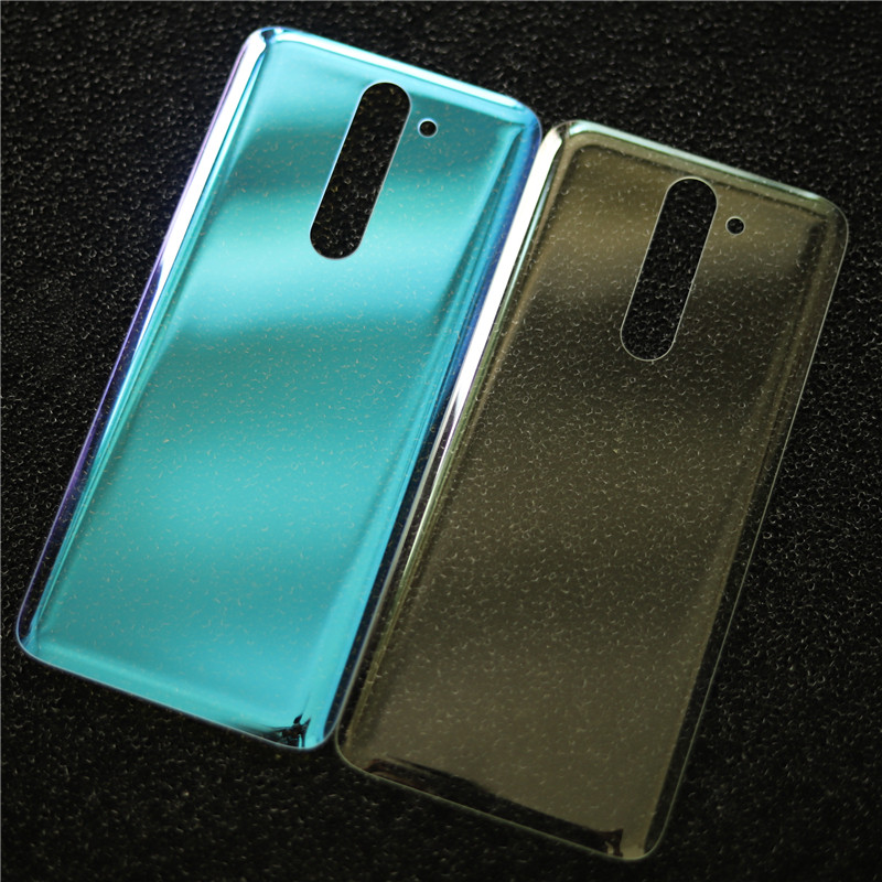 七只羊适用于红米note8pro手机后盖改装透明蓝光玻璃后壳探索版盖