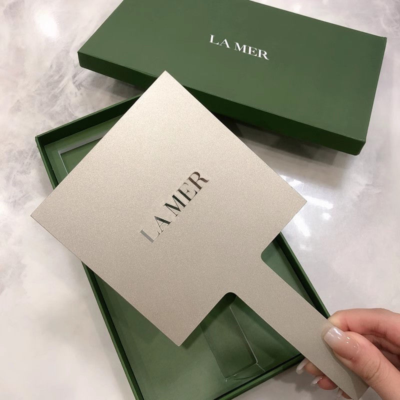 高颜值LA海蓝化妆镜个性便携折叠伴手礼小镜子赠品高级定制翻盖