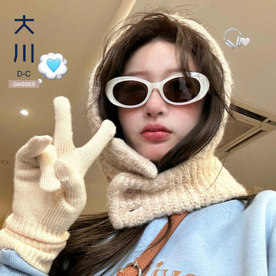 大川防强光椭圆雪地冬季墨镜
