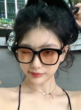 大川防紫外线方形ins太阳镜