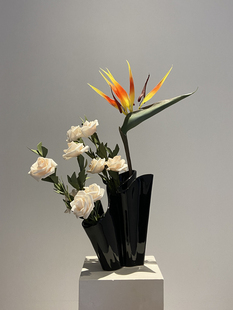 STARSHUO原创设计 花器创意摆件客厅装 花瓶陶瓷软装 繁花似锦 饰品