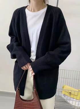 秋冬加厚韩版复古百搭宽松慵懒