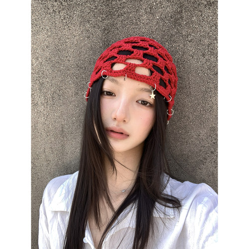 莫凡小众设计款纯手工针织帽