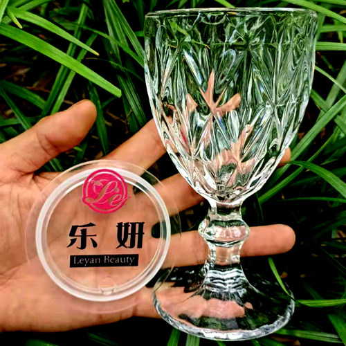 圆形可插吸管耐热玻璃杯定制logo