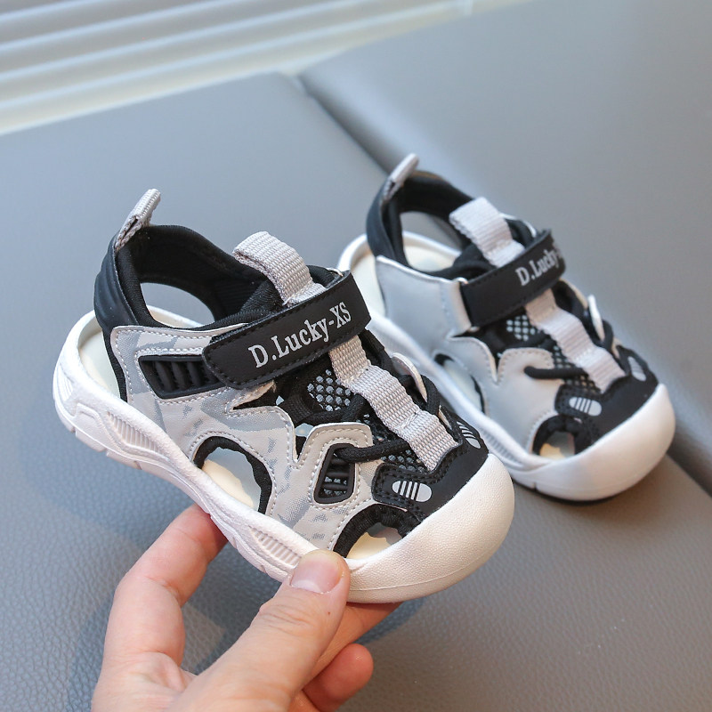 夏季宝宝凉鞋男宝0一1-3岁小童鞋子女婴儿学步鞋软底防滑儿童机能