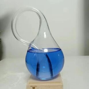克莱因瓶 四维空间数学3D礼品送家人透明玻璃摆件纯手工克莱茵瓶