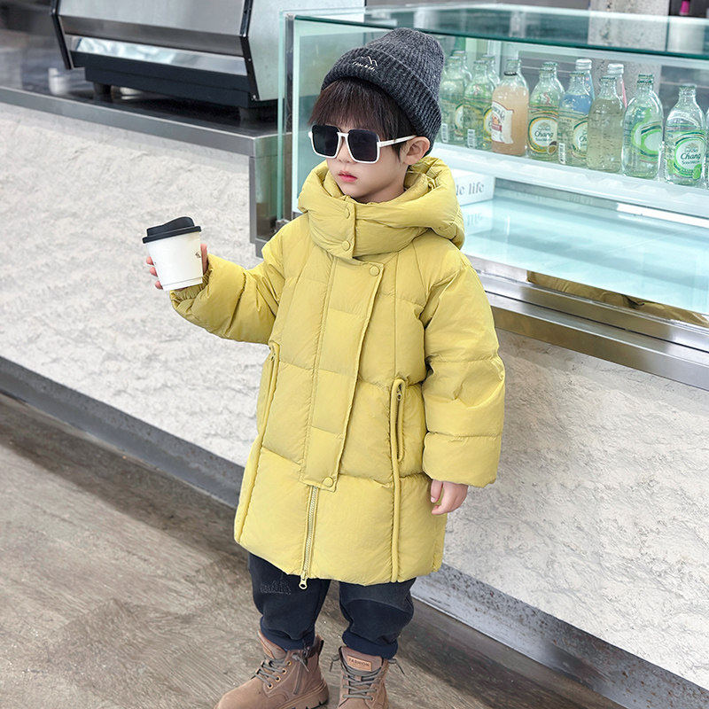 潮童轻奢男童羽绒服冬季儿童中长款棉服2025新款宝宝洋气加厚外套,童装/婴儿装/亲子装,羽绒服,淘宝优惠券,粉丝福利购,淘宝优惠卷