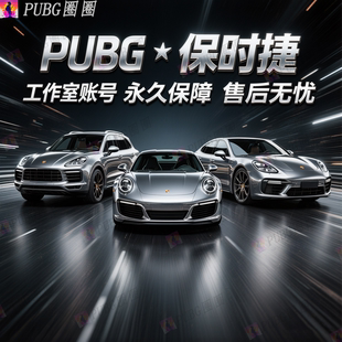 PUBG绝地求生保时捷帕拉梅拉保时捷911卡宴跑车联名车皮成品账号