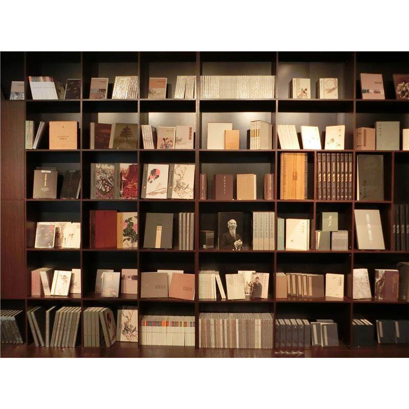 网红直播间背景墙3d立体壁纸办公室书房书架复古装饰道具拍照挂布