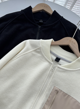 秋季新款时尚减龄一体绒加厚保暖拉链款卫衣外套2L11A3/000735