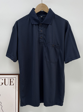 老公款  夏季新款高级商务风口袋款POLO衫14G2/75607
