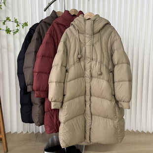 白鸭绒 冬季上新时尚百搭保暖防寒连帽羽绒服6A5/001138
