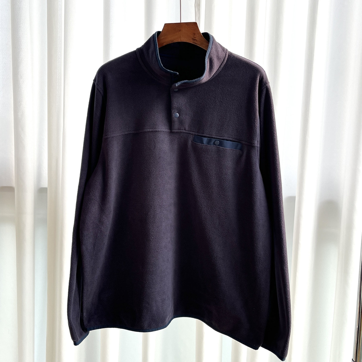 摇粒绒立领抓绒卫衣外套