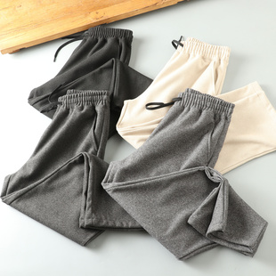 长裤 厚实重磅方便舒适 直筒百搭休闲裤 复古休闲外贸秋冬男士 美式