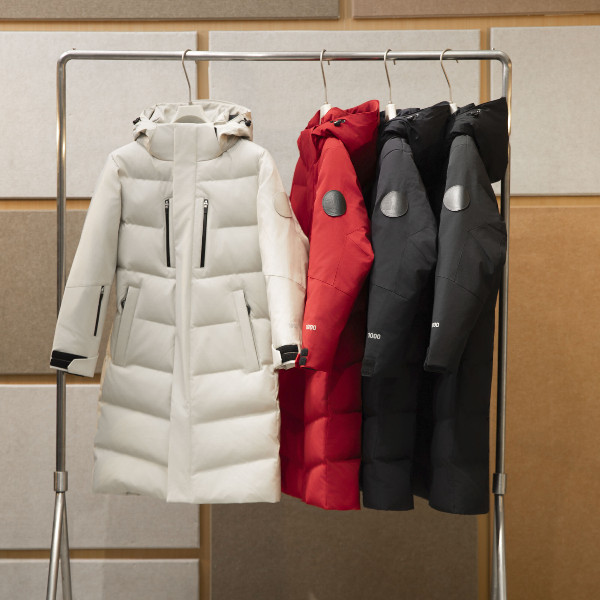 抗寒鹅绒过膝中长款羽绒服外套