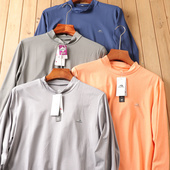 打底衫 科技速干面料 长袖 外贸出韩国订单春夏男士 吸湿透气排汗