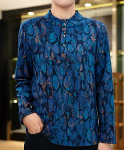 上衣 减龄休闲气质小衫 9921 时尚 秋冬款