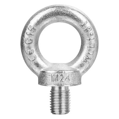 德标国标镀锌吊环螺丝螺栓钉起重模具英制细牙M6KM8M10M12M14M16
