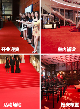 商用B1级阻燃地毯开业r防火展会红地毯活动大面积整铺加厚灰色地