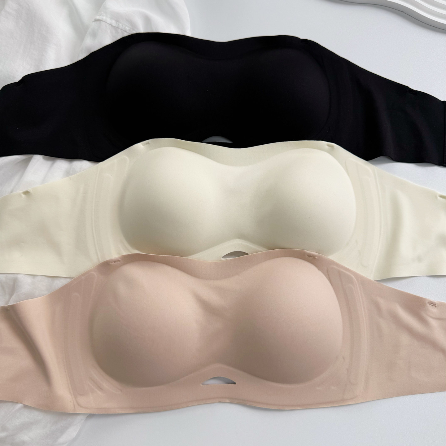 米图【漫画胸无肩带】无痕聚拢加厚防滑内衣外扩小胸显大隐形文胸,女士内衣/男士内衣/家居服,文胸,淘宝优惠券,粉丝福利购,淘宝优惠卷