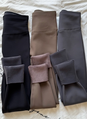 【加绒鲨鱼裤】冬季神裤！超高弹加厚绒/薄绒女打底裤外穿灰咖色