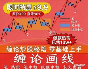 缠宗缠论2.0自动画笔线段中枢缠中说禅108课炒股视频手机画线缠论